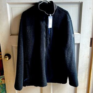 Men’s vineyard Vines NWT sherpa jacket black XL